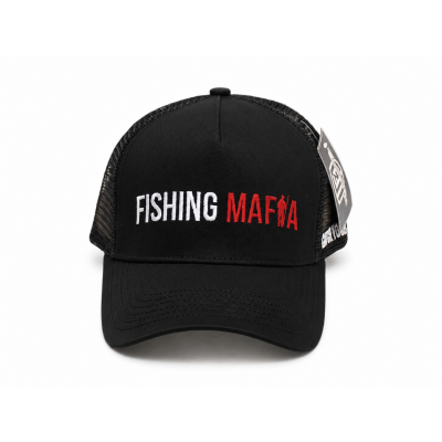 Бейсболка, цвет Черный FishingMafia